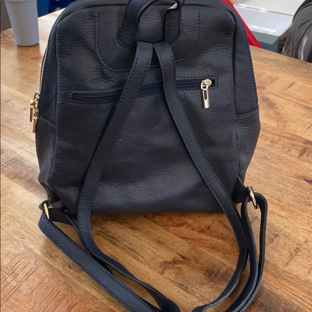 Deep Navy Blue Backpack - Picture 3 of 6